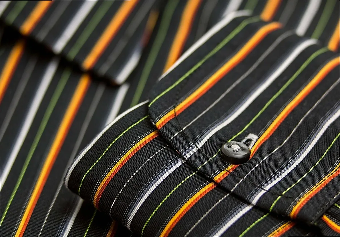 men's shirt, shirt, attire, clothing, smart, apparel, cuff, sleeve, collar, cotton, fashion, textile, garment, stripe, f