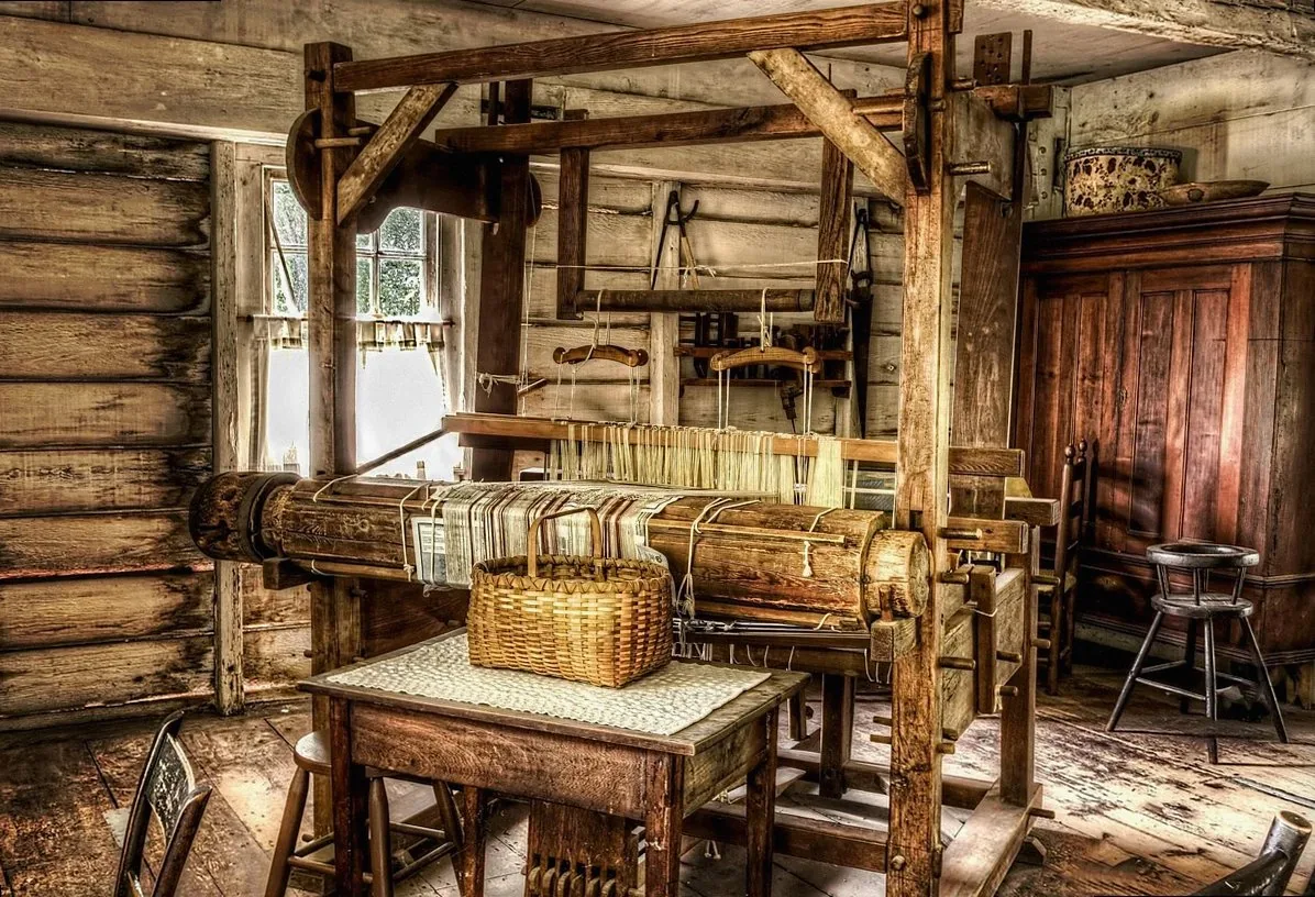 loom, weave, historic, vintage, building, interior, old, retro, antique, history, historical, landmark, architecture, br